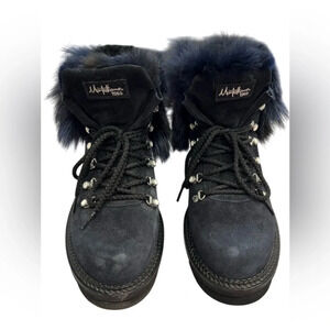 Montelliana 1965 Lace up book with fur